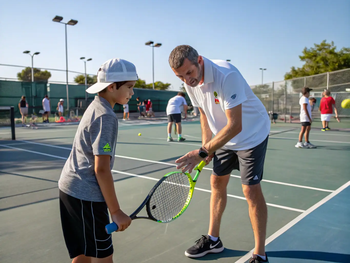 A CBB certified coach providing personalized boules training to a member, demonstrating the club's commitment to skill development.